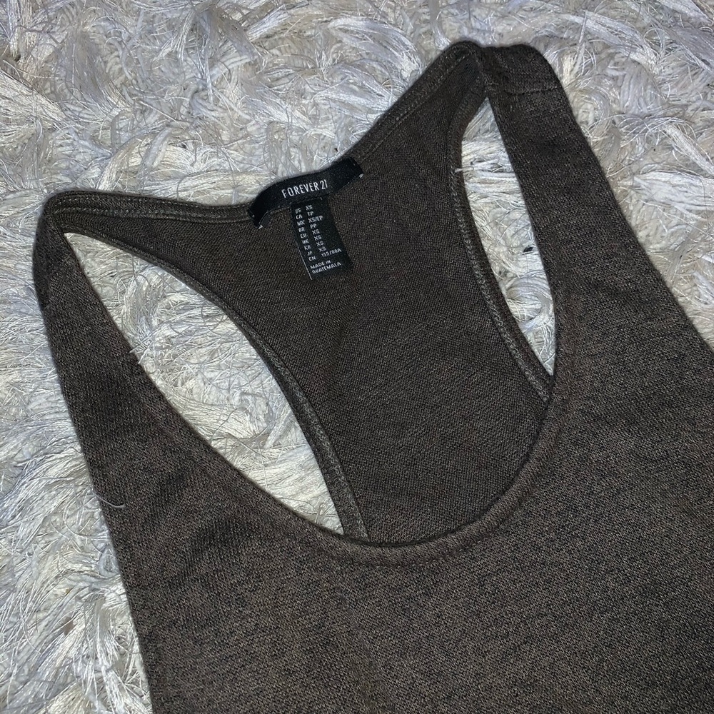 XS army green Forever 21 Racerback tank top